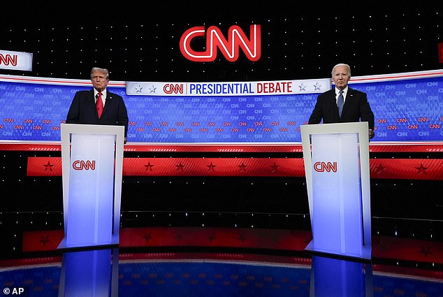 The results come amid an air of uncertainty over the Democratic Party's leading choice, as Biden's shaky debate performance continues to be questioned.