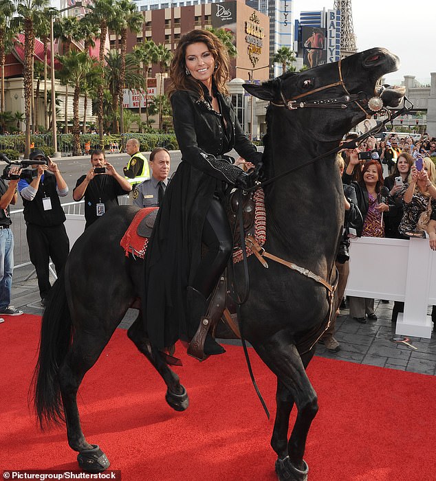 Shania Twain, who will play the popular Legends slot on Sunday, says she wants to ride a horse on the Pyramid Stage.