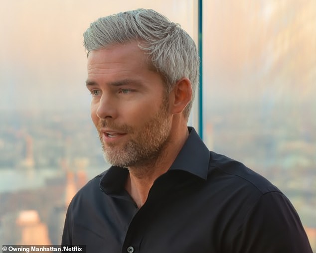 Ryan Serhant said goodbye to Jonathan on the rooftop of The Edge in Manhattan