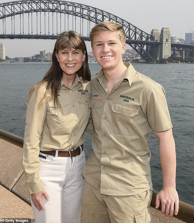 Sources told Daily Mail Australia on Wednesday that the famed conservationist will be joined by his mother and Irwin family matriarch Terri, 59 (left), despite recent backlash from fans claiming the pair are 