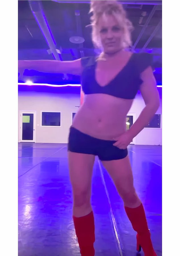 Britney's latest video comes just two days after she uploaded a previous dance video and claimed she hadn't danced since her bizarre knife clip.