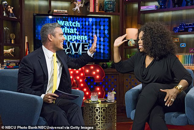 More specifically, Andy asked Oprah if she had ever 