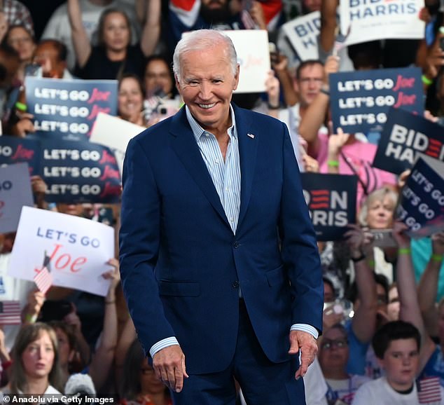 Biden continued to defend his recognition for his performance in the previous day's debate, speaking at a rally in North Carolina insisting that he remains the party's best bet to beat Trump.