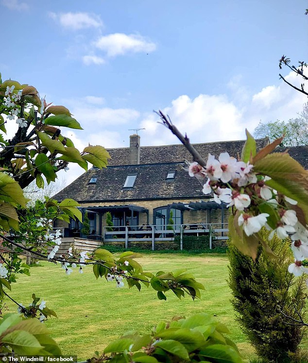 A photo of The Windmill pub in Oxfordshire, recently purchased by Jeremy Clarkson