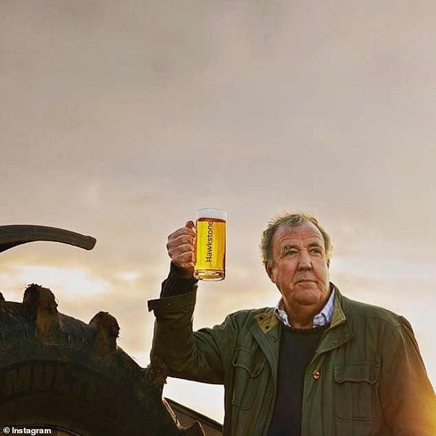 Jeremy Clarkson is a co-owner of the brewery when Hawkstone beer is brewed.