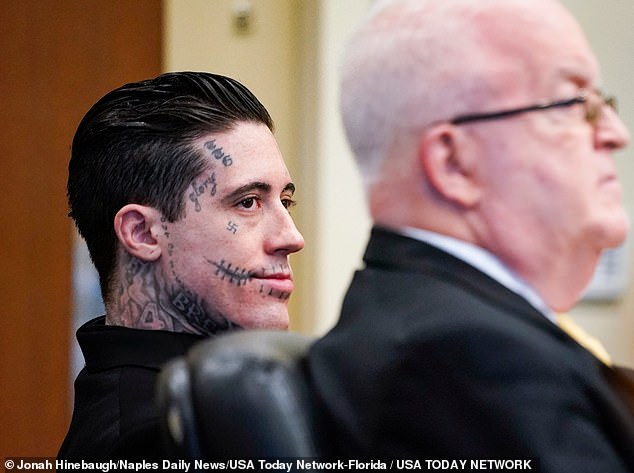 Wilson was seen smiling as a jury recommended that he be sentenced to death for the brutal murders of two women in 2019.