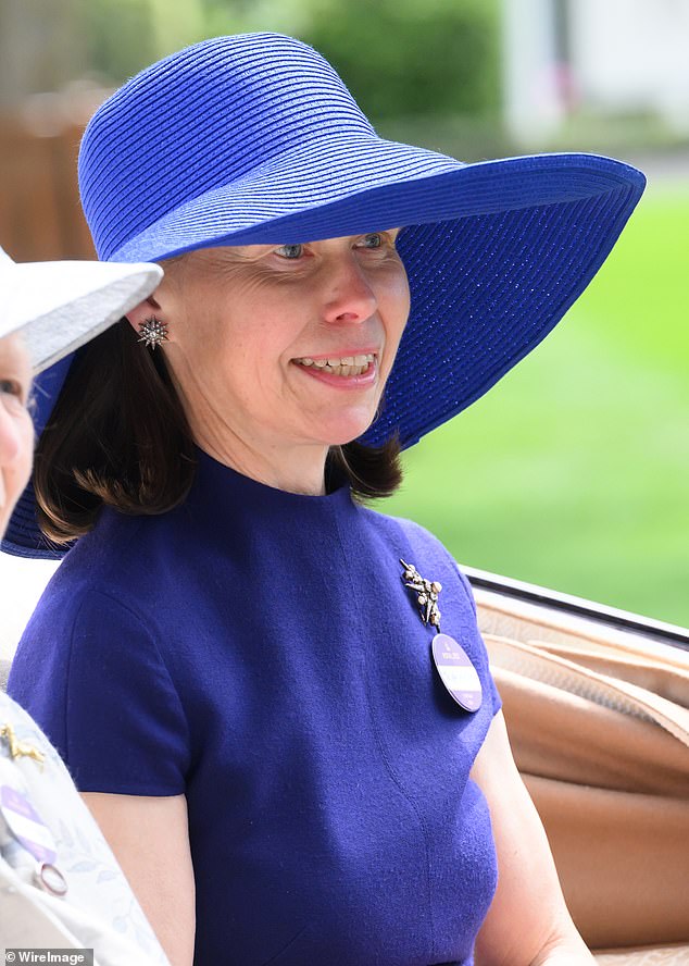 Lady Sarah, pictured above at Royal Ascot earlier this month, was recently appointed as the new president of the Royal Ballet School.