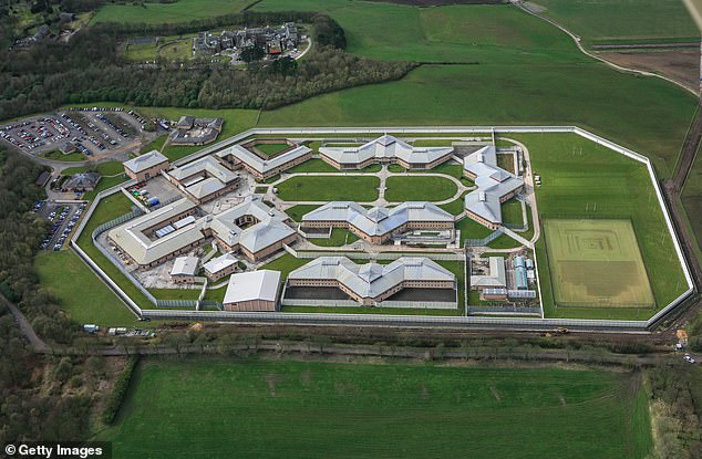 Aerial photo of HM Prison Lancaster Farms. He would pocket £400 each time and as officers' salaries start at around £22,850, he thought it was an easy way to earn extra money.