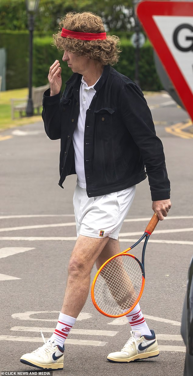 McEnroe, a three-time champion at SW19, is remembered by fans for his brunette curls.