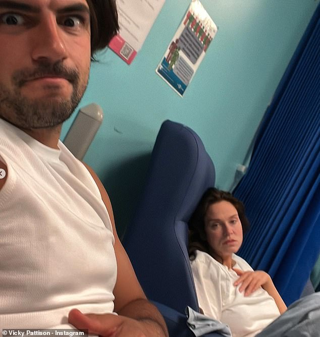 Vicky was supported by her fiancé Ercan Ramadan, 30, but cast doubt on their upcoming summer wedding after saying she would be forced to stay in hospital. 