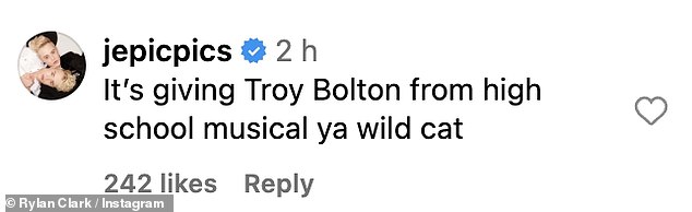 His famous friends and fans flooded the comments section with praise for the look and begged him to make the change permanent, saying he looked like Troy Bolton from High School Musical.