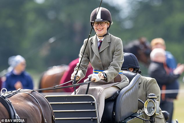 Lady Louise's greatest love! The royal, daughter of Prince Edward and Duchess Sophie, couldn't stop smiling.