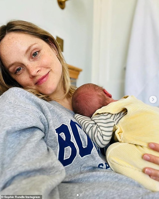 The news comes as fellow Peaky Blinders alum Sophie Rundle also revealed on Sunday that she had given birth to her second child, a baby boy.