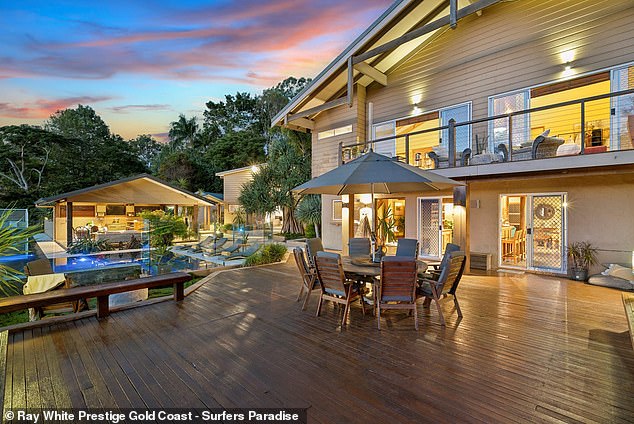 The huge terrace offers an incredible entertaining space that connects each building and makes the estate feel less spread out.