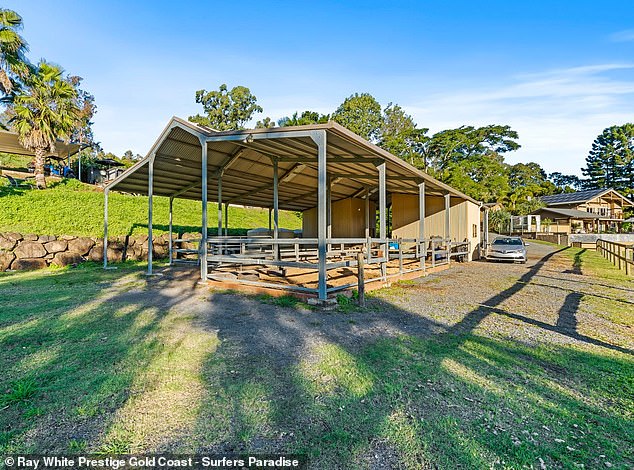 The stables are an attraction for all horse enthusiasts and were built by the family.