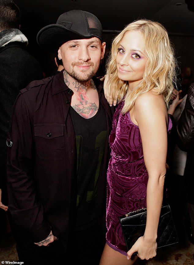 Richie is no stranger to rock shows: she is married to Good Charlotte frontman Benji Madden; pictured in 2011