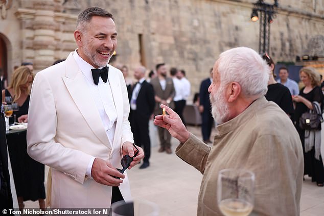 The seven-time Oscar nominee chatted and laughed with David at the international film festival, which aims to showcase European talent in the film industry to a global audience.