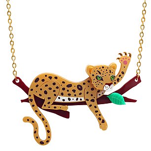 Leopard Branch Necklace, £34.95, littlemoose.co.uk