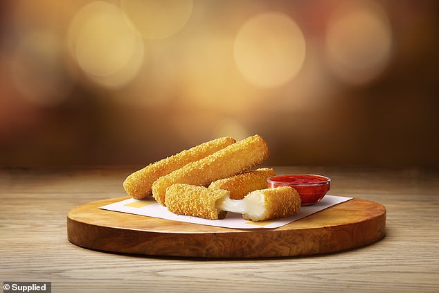 Mozzarella Sticks, another fan favorite, also appeared on the latest menu and are now served with sweet chili sauce.