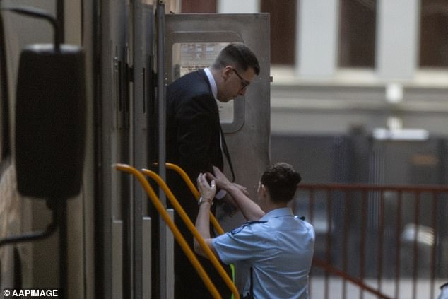 Robert Rickerby has spent 800 days behind bars awaiting justice. He is pictured entering the Victorian Supreme Court on Monday.