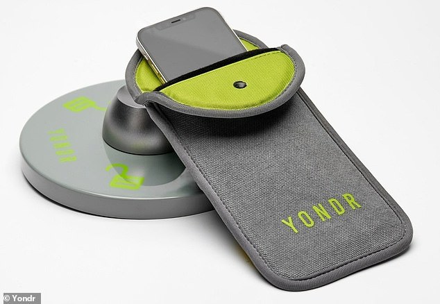 The company Yondr has made $2.5 million in eight years selling lock bags made specifically for cell phones to state governments and is now promoting its product in schools.