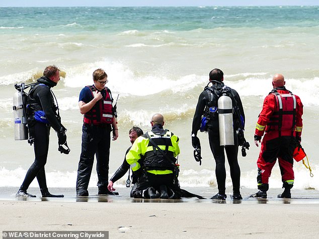 Combined rescue teams used helicopters, drones, divers and boats to search the Lake Erie area and finally found Hunter's body Tuesday afternoon.