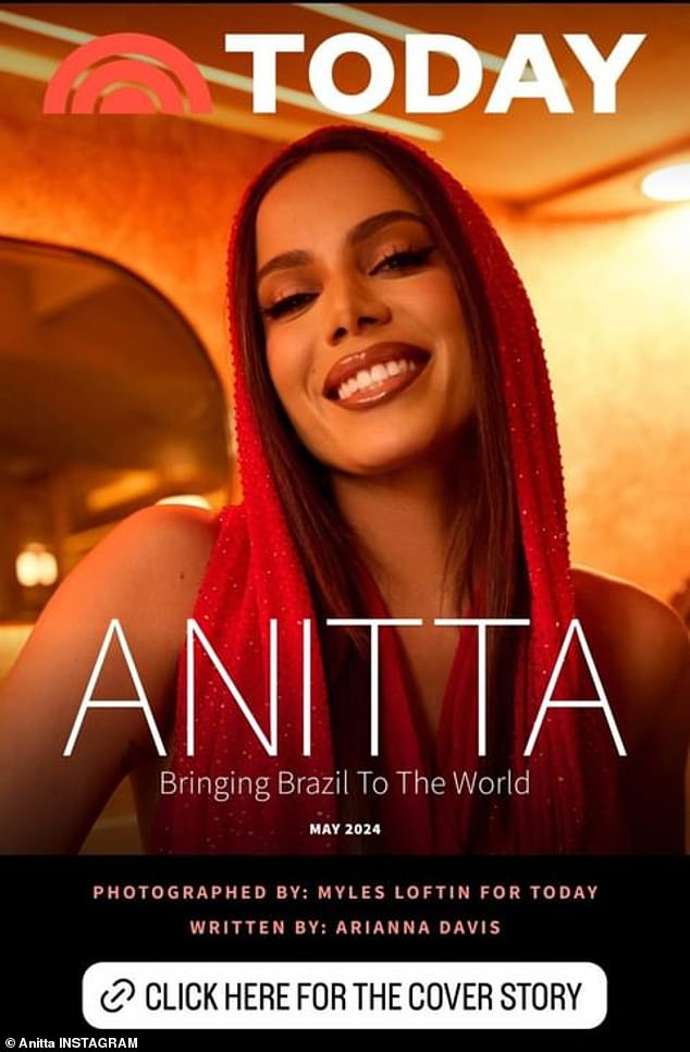 Anitta was the star of today's May digital cover