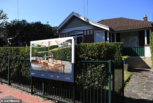 Across Australia, 94.3 per cent of homes were sold for profit (pictured, a Sydney home)