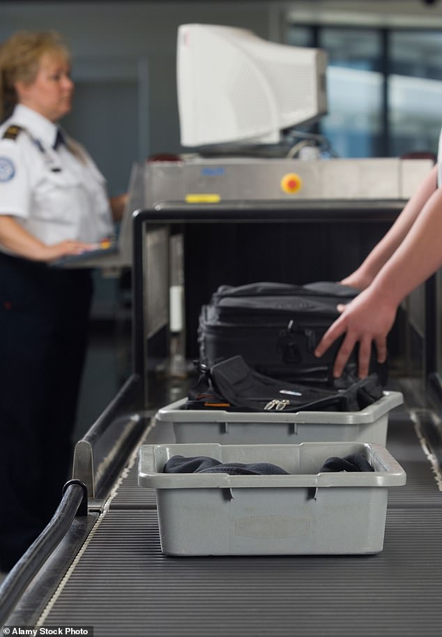 Dublin's baggage handler also encourages passengers to place the wheels of their suitcase facing up to ensure it is less likely to be damaged (File Image)