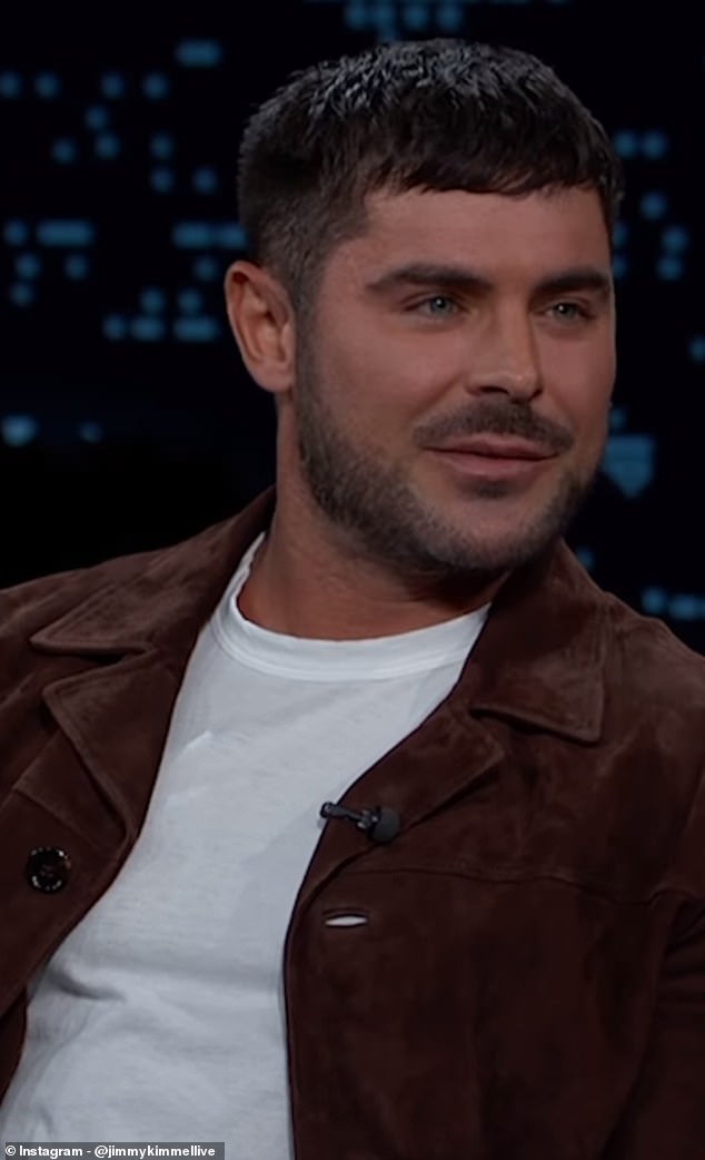 On Jimmy Kimmel Live!, Zac spoke with Jimmy about how he was introduced to acting when he was 12 years old when he attended a summer camp for college students.