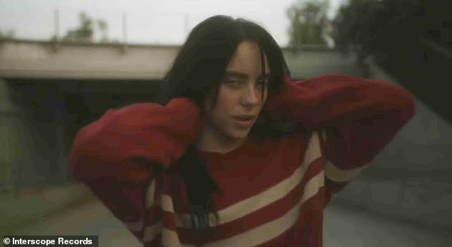 It comes just one day after Billie released her first self-directed music video to accompany her new single Chihiro.