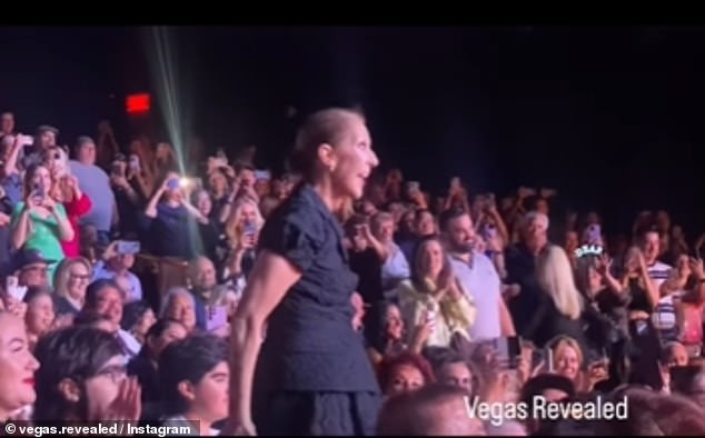 Celine Dion gives an emotional ovation after being honored by