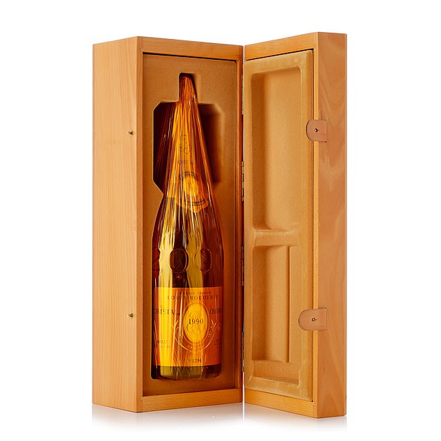 A six-liter bottle of Louis Roederer Cristal Methuselah champagne is expected to sell for between €4,500 and €6,000.