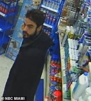 Footage shows David Knezevic in a Madrid hardware store in February purchasing duct tape and spray tape.