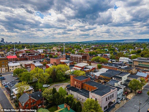 Martinsburg, in Berkeley County, West Virginia, has had an influx of remote workers from DC