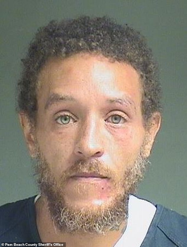 West (pictured) was previously arrested in 2021 for an incident with Florida police.