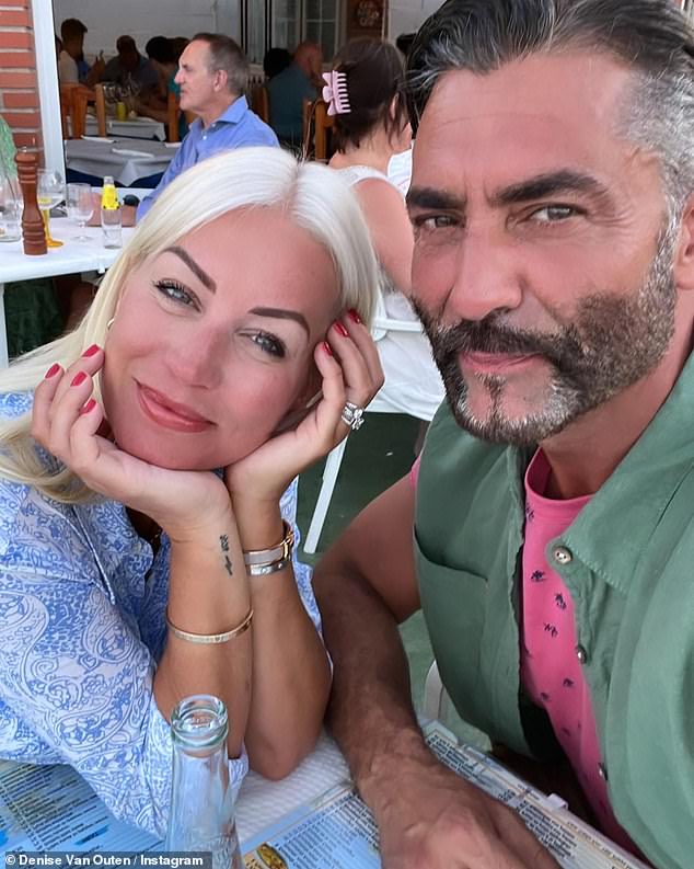 The broadcaster uncovered her love life following her split from property developer Jimmy Barba, 55, in November after 18 months together (pictured together in 2023).