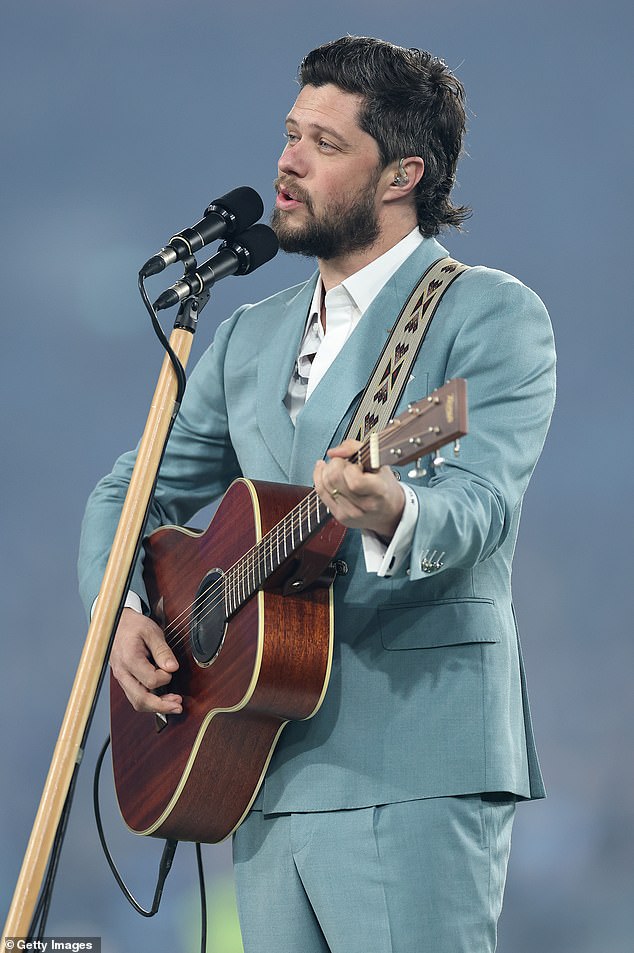 His performance comes weeks after Dylan Wright divided fans with his 'hipster' version of the national anthem in the first State of Origin game.