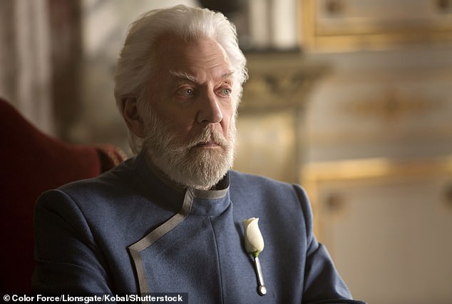 Sutherland's career spanned more than 60 years and saw a resurgence with younger audiences in recent years thanks to his role as the evil President Snow in the Hunger Games franchise.