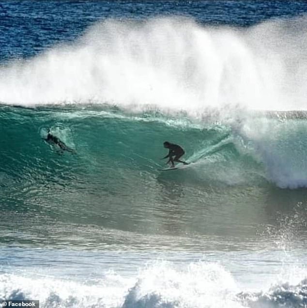 Beveridge (pictured) was surfing at Main Break off Surfers Point in Prevelly when he disappeared