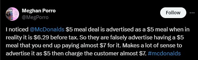 Fury over McDonalds new 5 meal deal costing way more