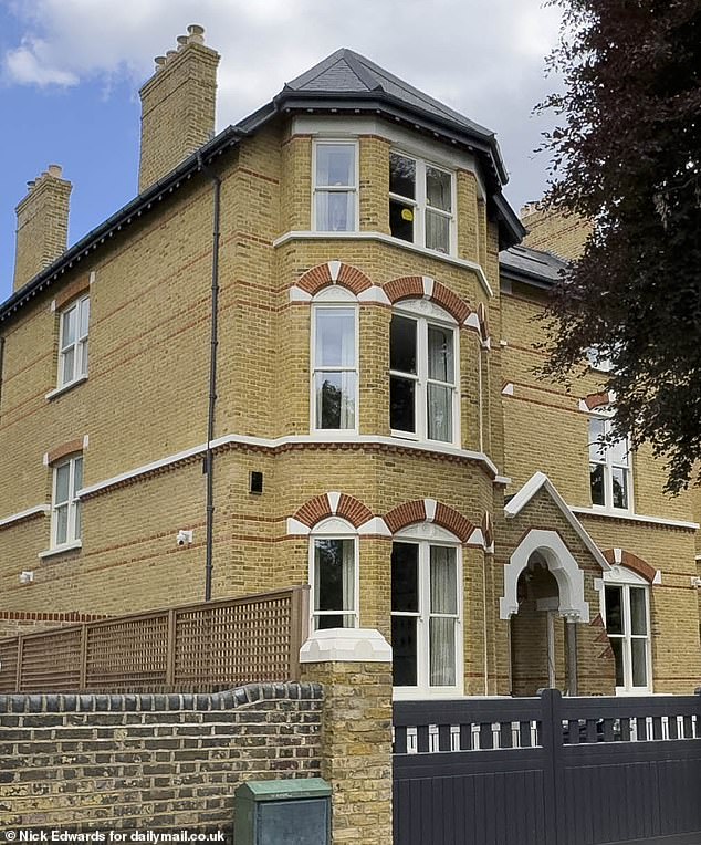 The house, now worth £7million, has undergone several renovations over the years, including a single-storey garden outbuilding and a temporary pig enclosure.