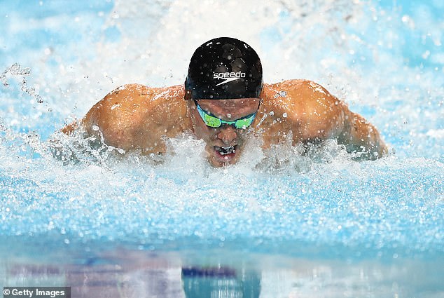 Simpson also gets another chance to live her Olympic dream by qualifying in the top two of her favorite event, the 100m butterfly, on Saturday.