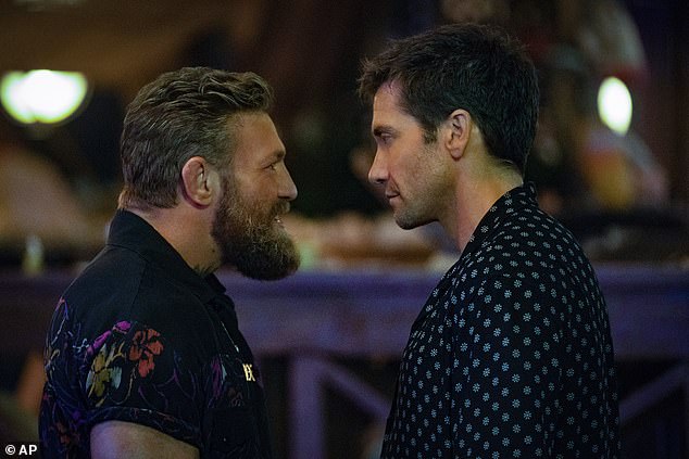 Gyllenhaal stars alongside Conor McGregor as Knox in Amazon remake Road House