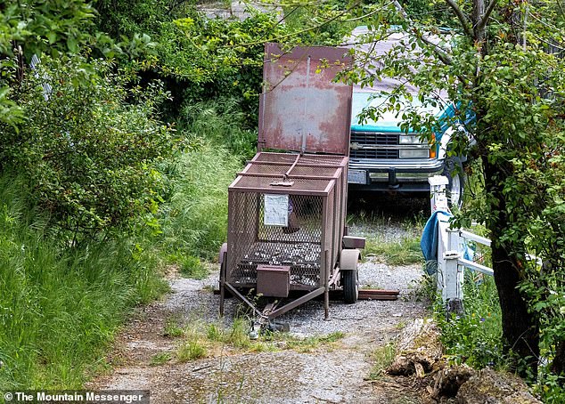 A state depredation permit was issued and a bear was trapped on the property and euthanized.