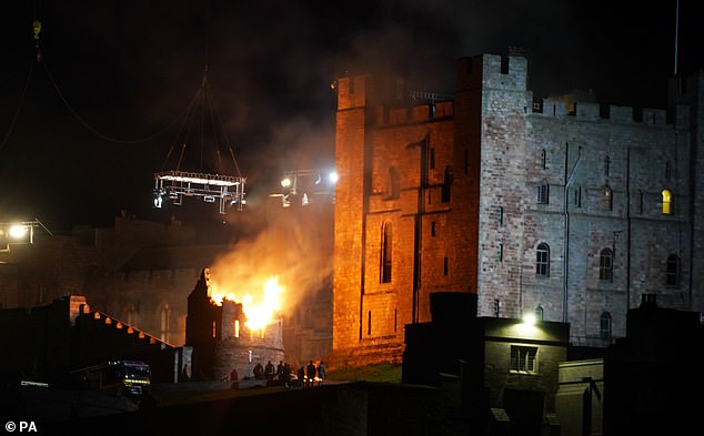 Movie magic: Bamburgh Castle transformed into a Second World War set in Indiana Jones and the Dial of Destiny