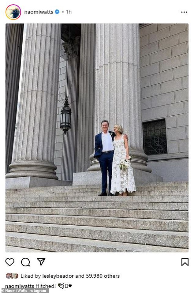 The couple announced that they had married in a simple courthouse ceremony in New York on social media on June 10, 2023.