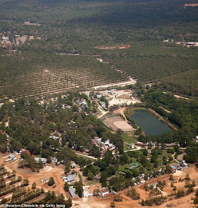 His Kingdom, the Todd City Mission in central Texas, is seen here and has been home to the annual two-month event for 50 years.