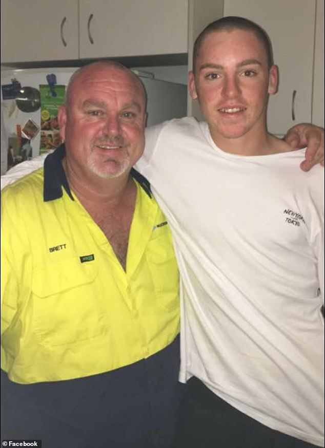 Mr Beasley has described his son Jack's killer (pictured, father and son) as a 