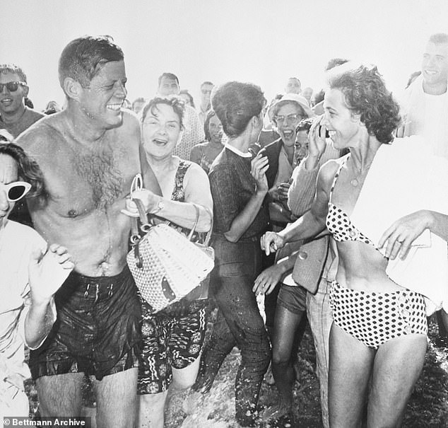 'Ask Not' reveals how JFK held 'pool parties' at the White House almost daily, inviting young female staffers to join him.